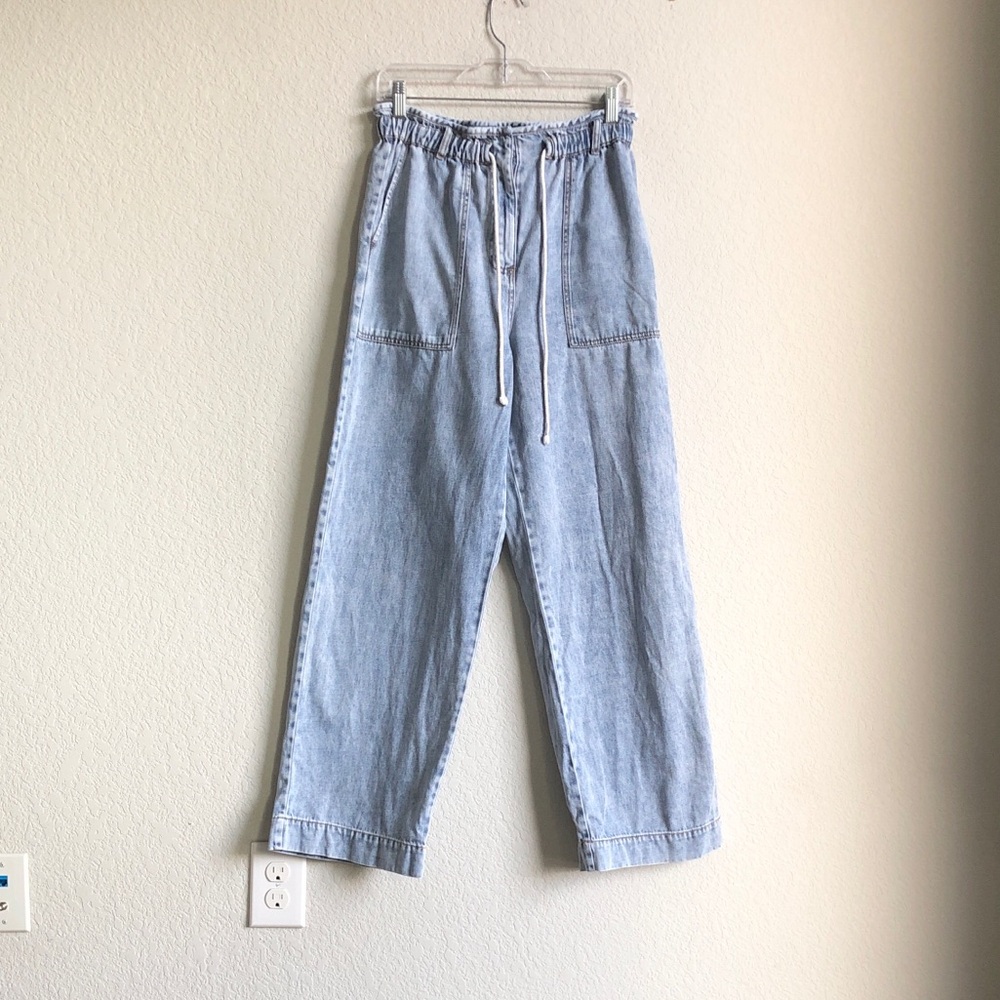 Rails Ryan Pants Faded Indigo Wide Baggy Leg Small